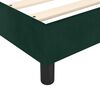 vidaXL Boxspringbettgestell Dunkelgr&uuml;n 100x200 cm Samt