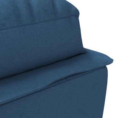 vidaXL Chaiselongue mit Kissen Blau Stoff