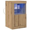 vidaXL LED-Sideboard Artisan-Eiche 41 x 37 x 67 cm Holzwerkstoff