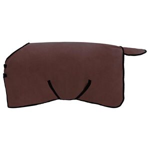 vidaXL Pferdedecke Volles Dunkelbraun 75 cm Polyester-Fleece
