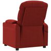 vidaXL Massagesessel Weinrot Stoff