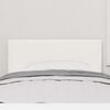 vidaXL LED Kopfteil mit LED-Lichtleisten Creme 100 cm Polyester