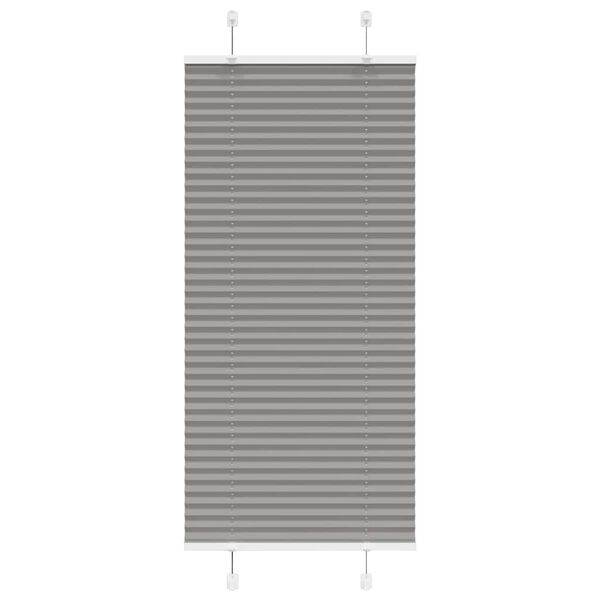 vidaXL Plissee Anthrazit 55x100 cm Stoffbreite 54,4 cm Polyester