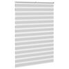 vidaXL Doppelrollo Hellgrau 165x230 cm Stoffbreite 160,9 cm Polyester