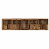 vidaXL LED-Sideboard Altholz 283 x 37 x 67 cm Holzwerkstoff