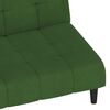 vidaXL Schlafsofa 2-Sitzer Dunkelgr&uuml;n Samt