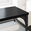 vidaXL Monitor Halterung Schwarz Eichen-Optik 105 x 23 x 15,5 cm