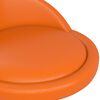 vidaXL Esszimmerstuhl Drehbar Orange Kunstleder