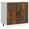 vidaXL Waschbecken-Unterschrank Porto 2 pcs Braun Holzwerkstoff