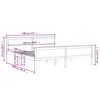 vidaXL Massivholzbett Honigbraun Kiefernholz 180x200 cm
