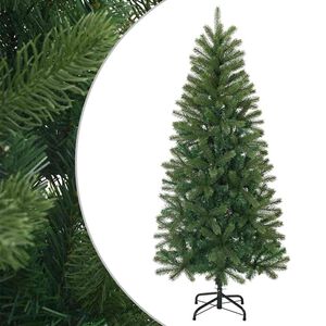 vidaXL K&uuml;nstlicher Weihnachtsbaum Gr&uuml;n 120 cm PVC, PE und Stahl