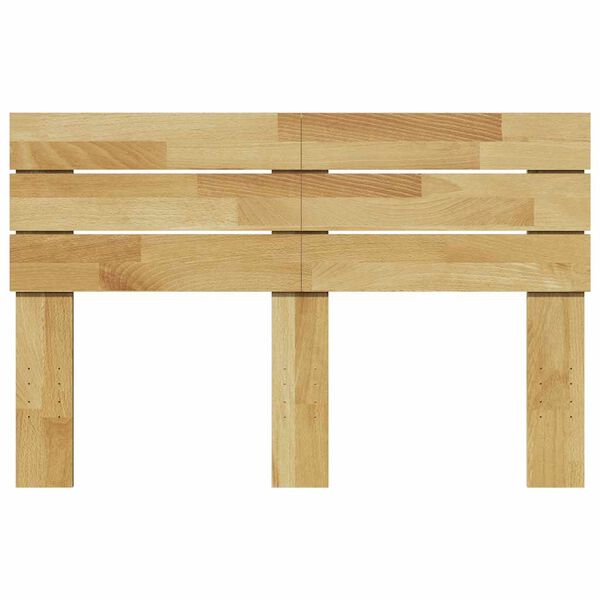 vidaXL Kopfteil 120 cm Massivholz Eiche