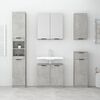 vidaXL Wand-Badschrank Betongrau 32x20x67 cm