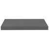 vidaXL Schweberegal Hochglanz-Grau 50x23x3,8 cm MDF