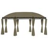 vidaXL Pavillon mit Vorhängen 520x349x255 cm Taupe 180 g/m²