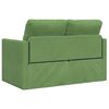vidaXL Schlafsofa Hellgr&uuml;n 204 x 122 x 60 cm Samt