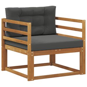 vidaXL Outdoor Mittelsofa Natur