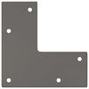 vidaXL Haarnadelbeine f&uuml;r Couchtisch 4 Stk. Naturstahl 30 cm Massivstahl