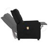 vidaXL Massagesessel Schwarz Stoff