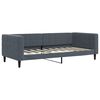 vidaXL Tagesbett Dunkelgrau 90x190 cm Samt