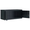 vidaXL Aktenschrank Anthrazit 90x40x220 cm Stahl