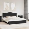 vidaXL Aufbewahrungsbett Schwarz 200 x 200 cm Holzwerkstoff