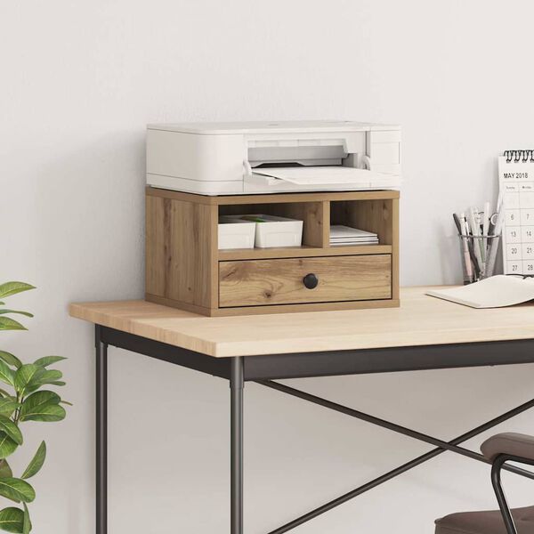vidaXL Druckerst&auml;nder Artisan-Eiche 40 x 32 x 24 cm Holzwerkstoff