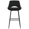 vidaXL Barhocker 2 Stk. Schwarz Samt