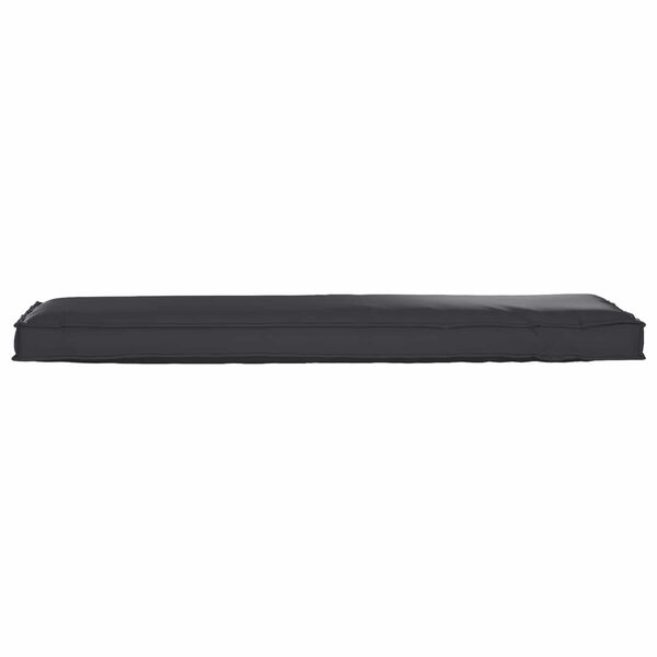 vidaXL Kissen Schwarz 140 x 40 x 8 cm Oxford-Stoff
