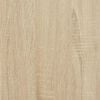 vidaXL Bettgestell ohne Matratze Sonoma-Eiche 90x200 cm Holzwerkstoff