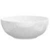 vidaXL Waschbecken Wei&szlig; 44x17 cm Keramik Rund