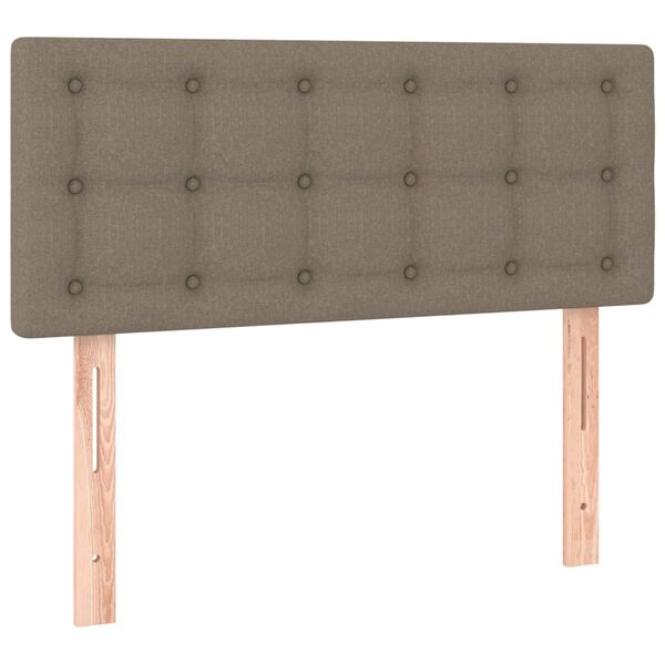 vidaXL Kopfteil Taupe 100x5x78/88 cm Stoff