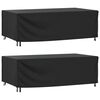 vidaXL Gartenm&ouml;bel-Abdeckungen 2 Stk. Schwarz 229x113x73cm Wasserdicht
