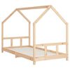 vidaXL Kinderbett 90x200 cm Massivholz Kiefer