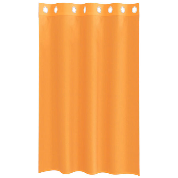 vidaXL Voile Vorh&auml;nge mit &Ouml;sen 2 Stk. Orange 140x175 cm