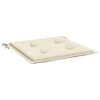 vidaXL Gartenstuhl-Kissen 6 Stk. Creme 40x40x4 cm Oxford-Gewebe