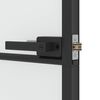 vidaXL Innent&uuml;r Schlank Schwarz 83x201,5 cm Hartglas & Aluminium