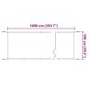 vidaXL Senkrechtmarkise Wei&szlig; 100x1000 cm Oxford-Gewebe