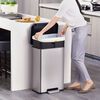 EKO Tretm&uuml;lleimer Cozy 45 L Mattsilber