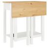 vidaXL 5-tlg. Bar-Set Wei&szlig; Massivholz Kiefer