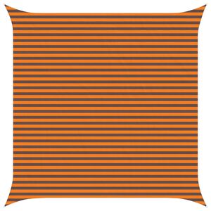 vidaXL Sonnensegel Orange und Braun 4,5 x 4,5 m 100 % Polyester Oxford