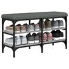 vidaXL Schuhbank Grau Sonoma 82x32x47 cm Holzwerkstoff