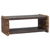 vidaXL Couchtisch Natur 90 x 45 x 35 cm Massives Mahagoni Holz