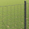 vidaXL Eurozaun Grau 0,4 x 10 m PVC-beschichtetes Eisen