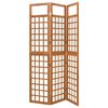 vidaXL Spalier/Paravent 3-teilig Massivholz Tanne 121x180,5 cm