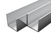 vidaXL Molding 4 Stk. Aluminium