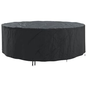 vidaXL M&ouml;belbezug Schwarz 279 x 279 x 71 cm 600D Oxford Stoff