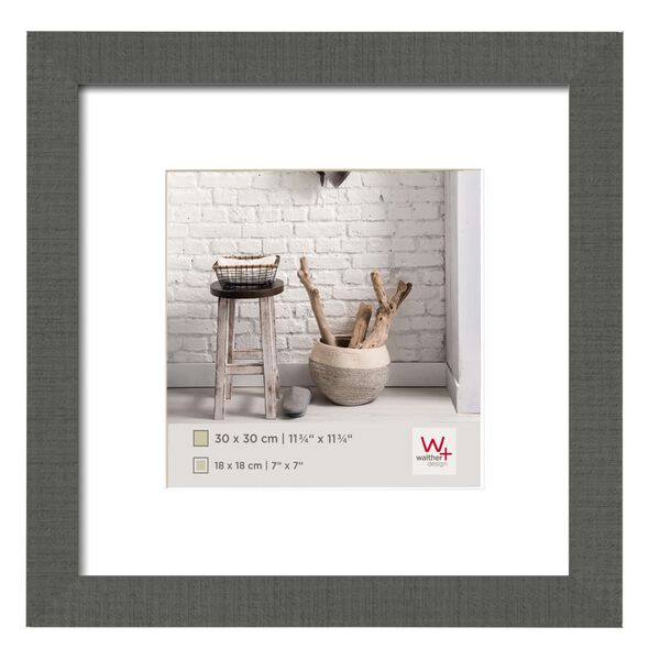 Walther Design Bilderrahmen Home 30 x 30 cm Grau
