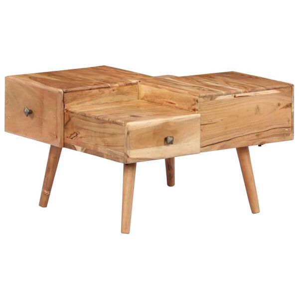 vidaXL Couchtisch 70x60x42 cm Massivholz Akazie