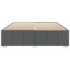 vidaXL Bettgestell ohne Matratze Dunkelgrau 200x200 cm Stoff